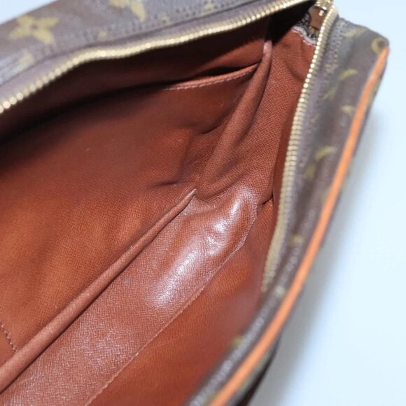 LOUIS VUITTON Monogram Compiegne 28 Clutch Bag M51845 LV Auth 126878 - Picture 10 of 16